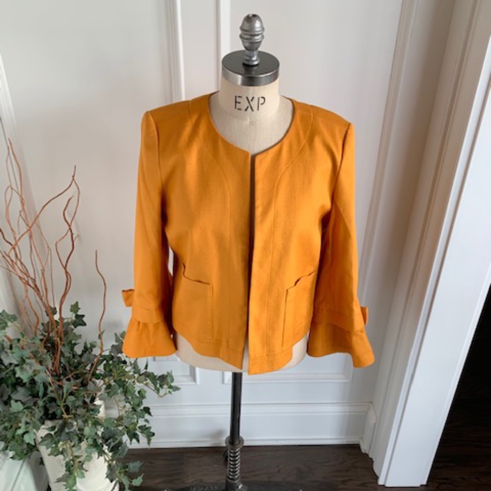 Loft NWT Women's Collarless Spring Jacket - Picture 7 of 7